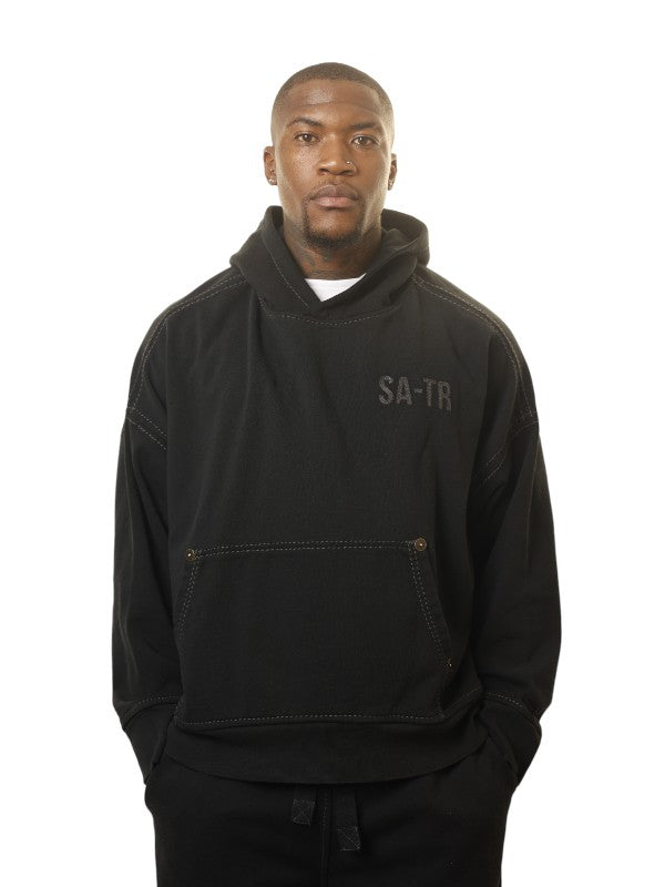 True Religion Sebastien Ami X Tr Hoodie Logo Black