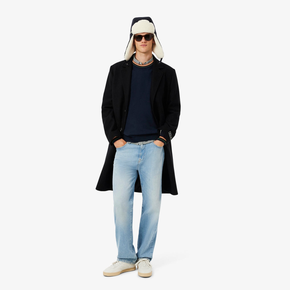 Lacoste Striped Cotton Jersey Sweater