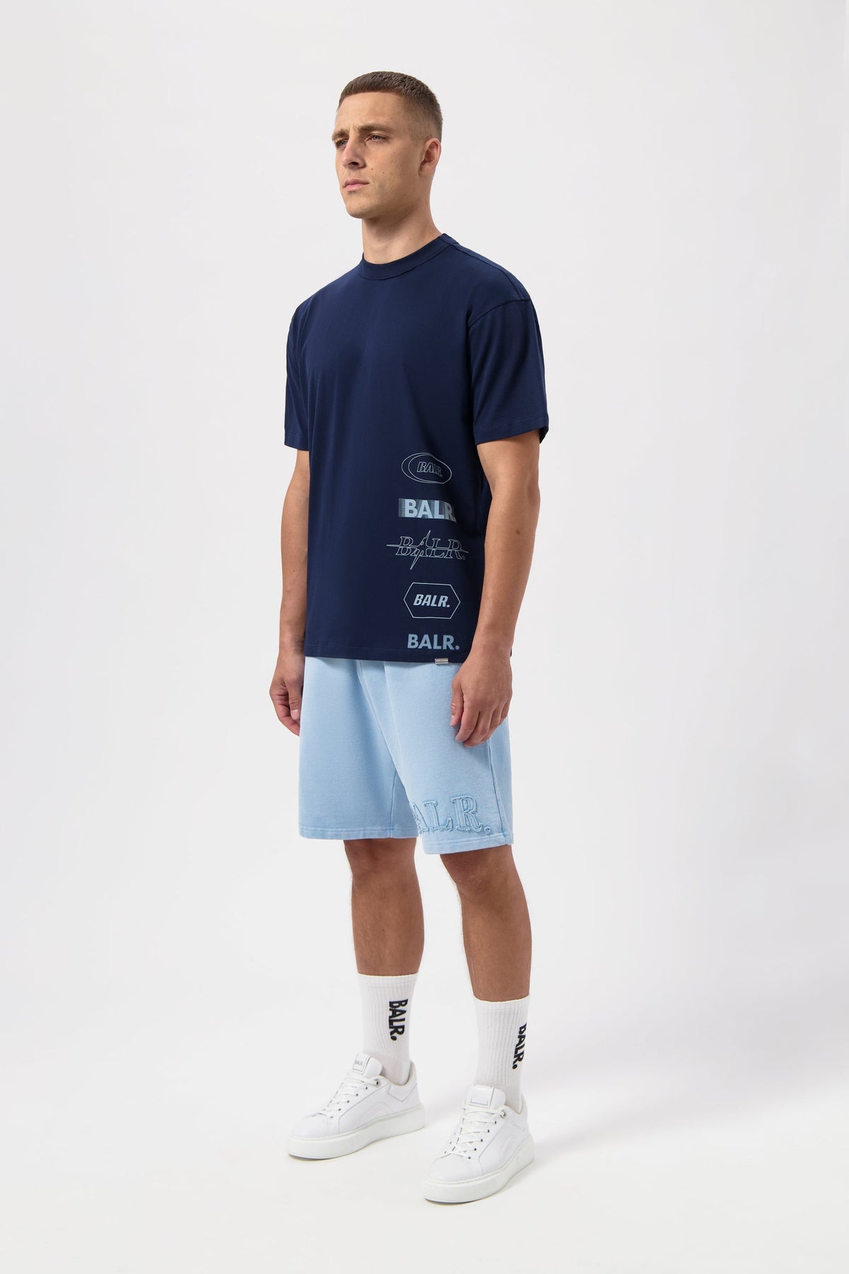 Tags Box T-Shirt Space Navy