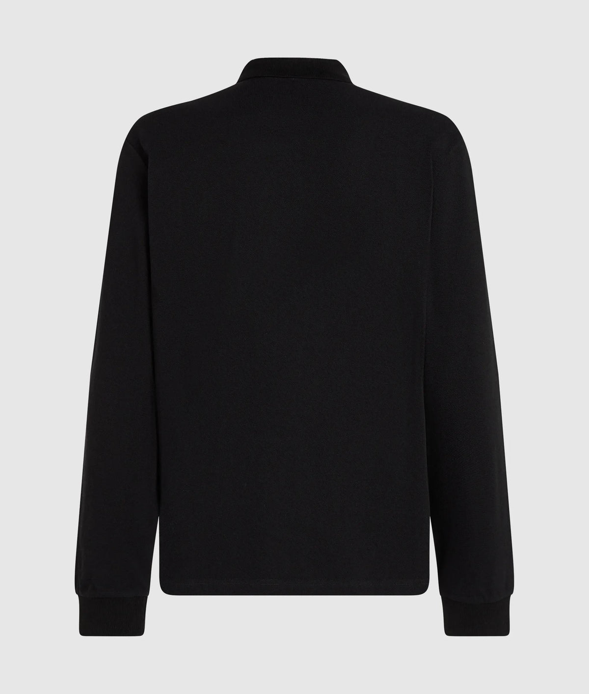 Long-sleeved logo polo shirt