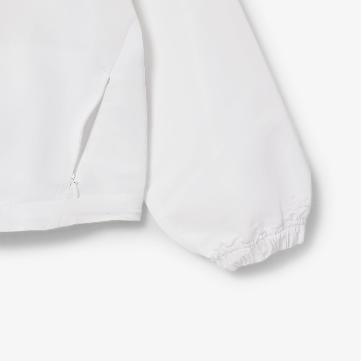 Lacoste Cropped Zip-Up Hooded Jacket - view 4