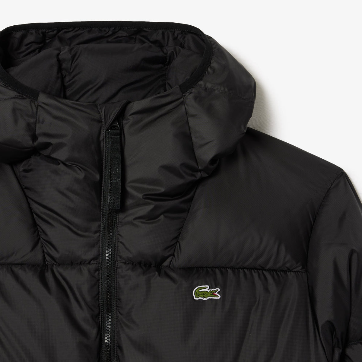 Lacoste Short Water-Repellent Hooded Puffed Jacket - view 10