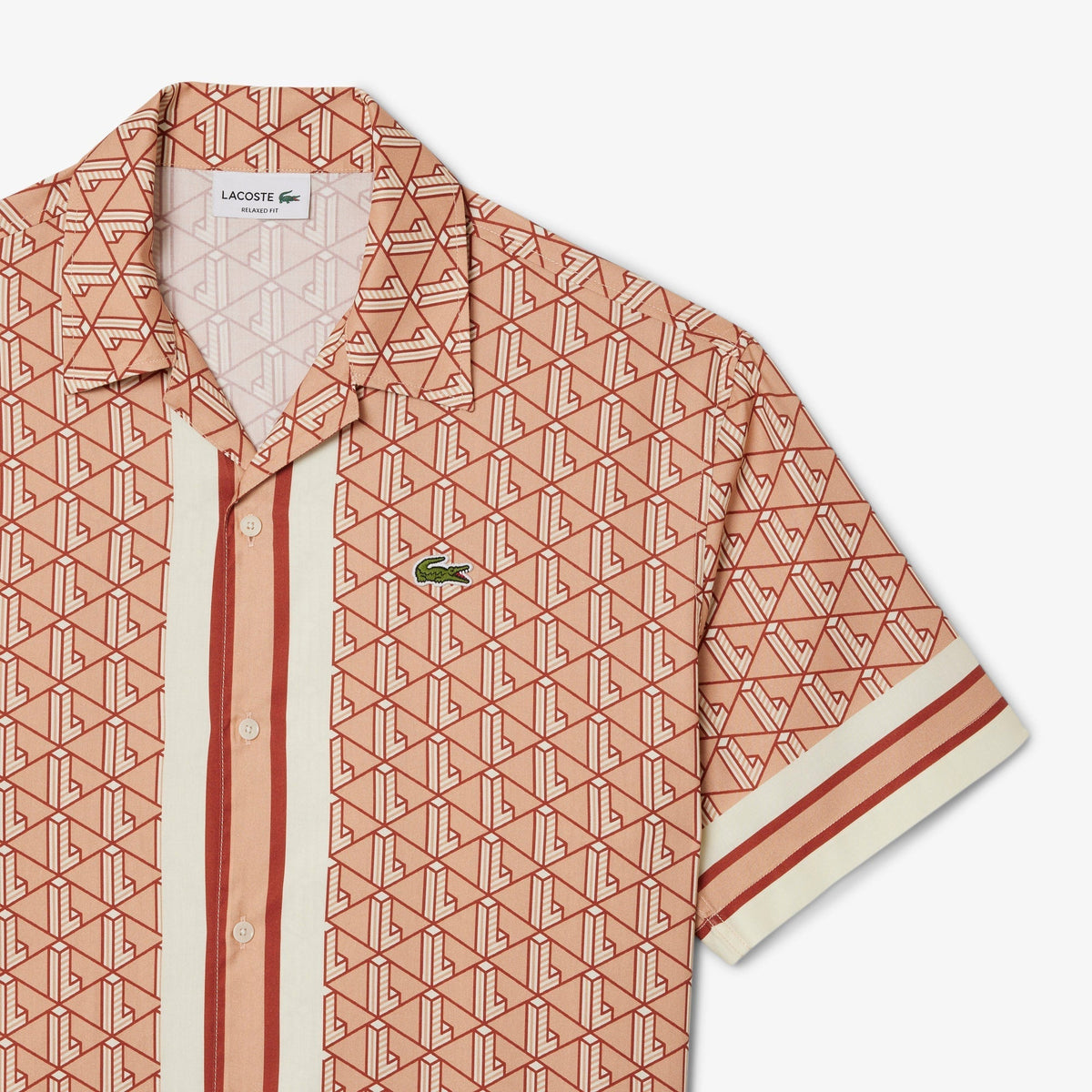Lacoste Straight Cut Monogram Shirt - view 2