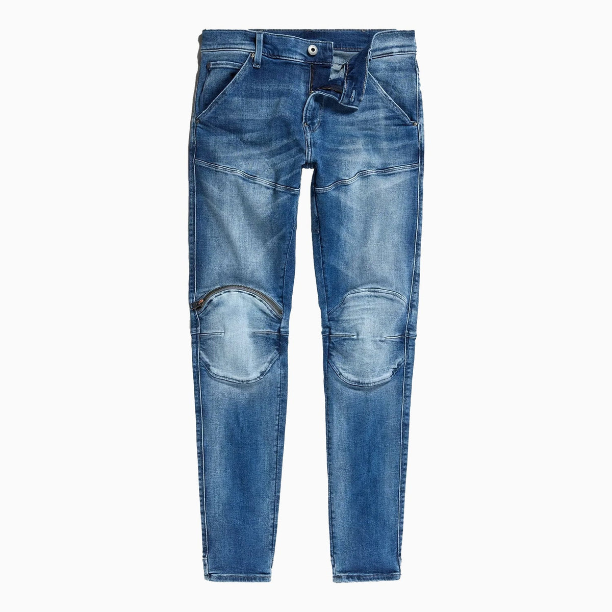 Men's 5620 3D Zip Knee Skinny Denim Pant