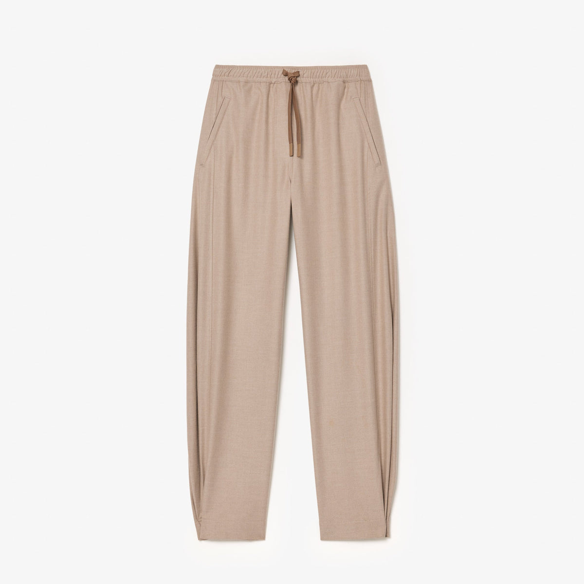 Lacoste Wide Leg Flannel Pants