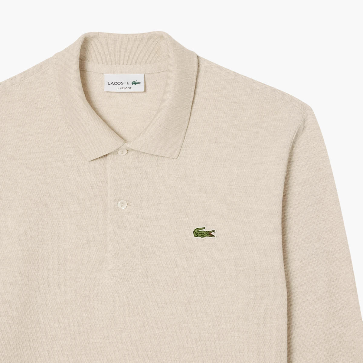 Classic Fit Long Sleeved L.12.12 Polo Shirt