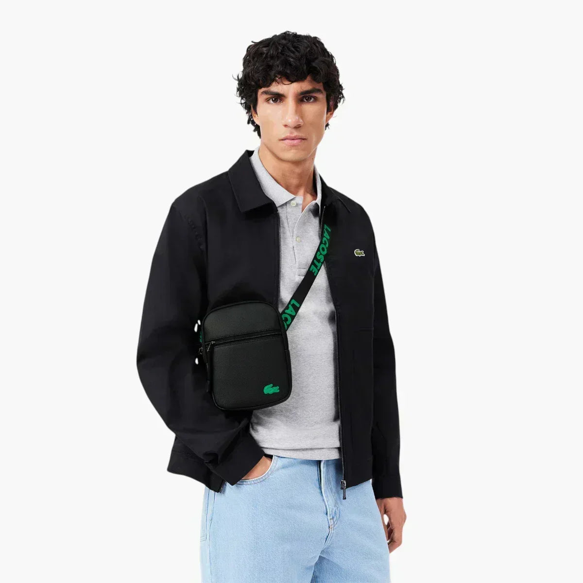 Small Lcst Slimline Piqué Satchel