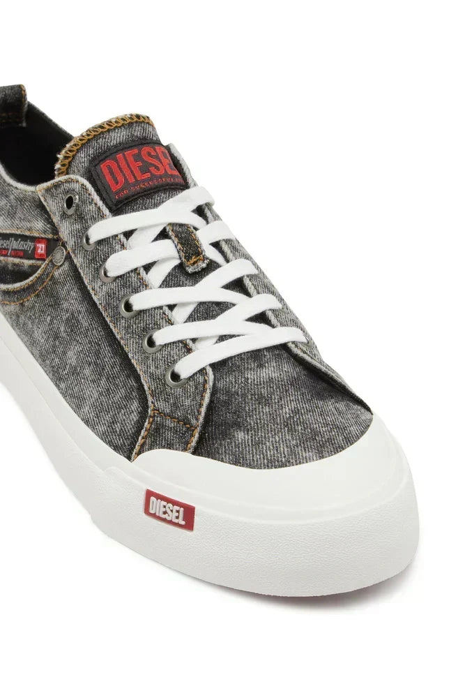 S-Athos-Denim sneakers with pocket detail