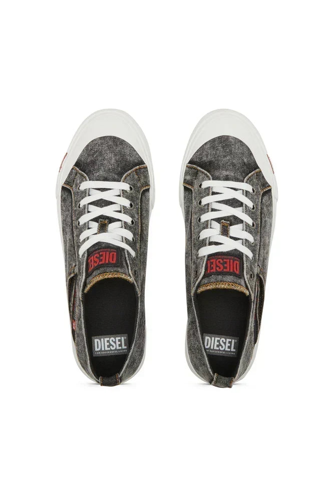 S-Athos-Denim sneakers with pocket detail