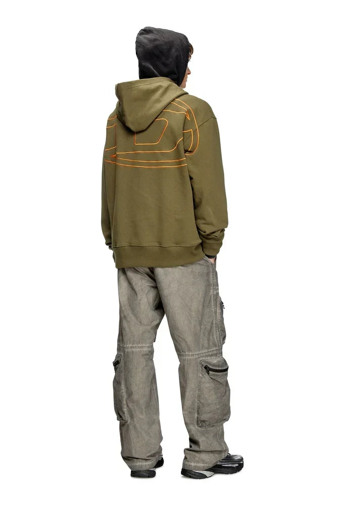 Diesel Hoodie with logo embroidery - view 3
