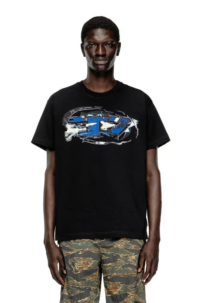 T-shirt with Oval D logo