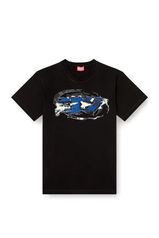 T-shirt with Oval D logo