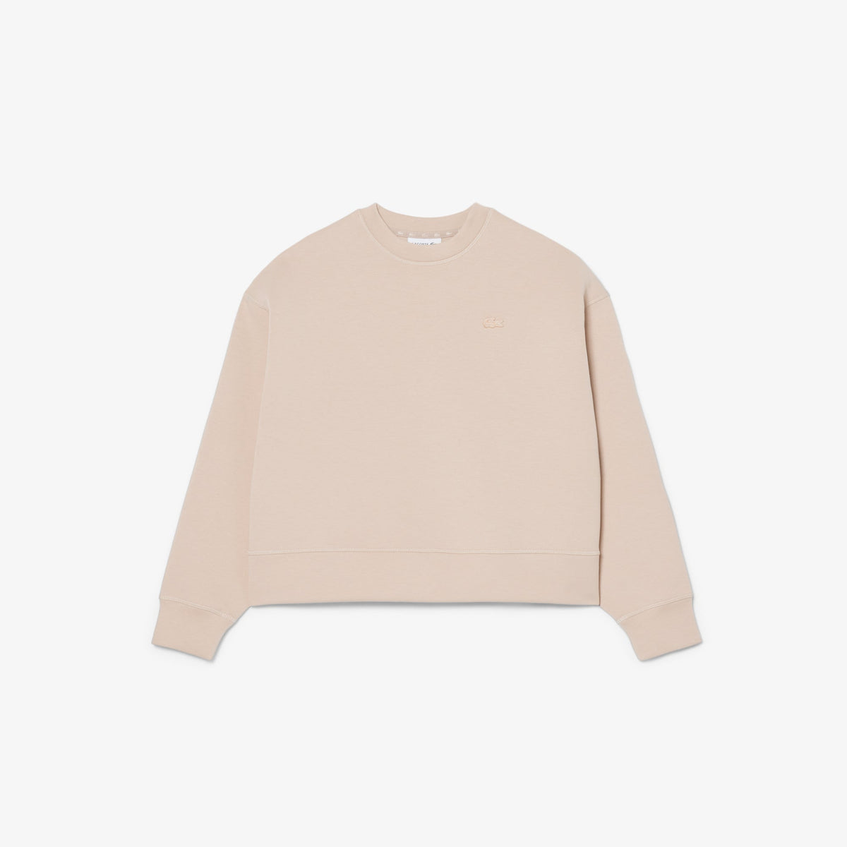 Lacoste Oversized Double Face Jersey Sweatshirt - view 5