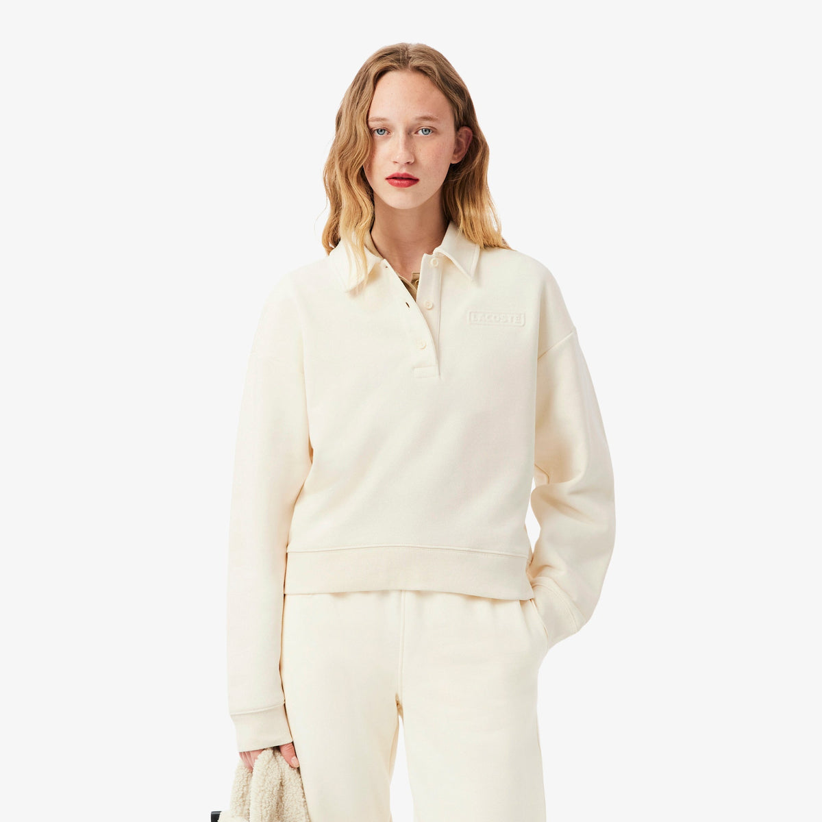 Lacoste Polo Collar Sweatshirt