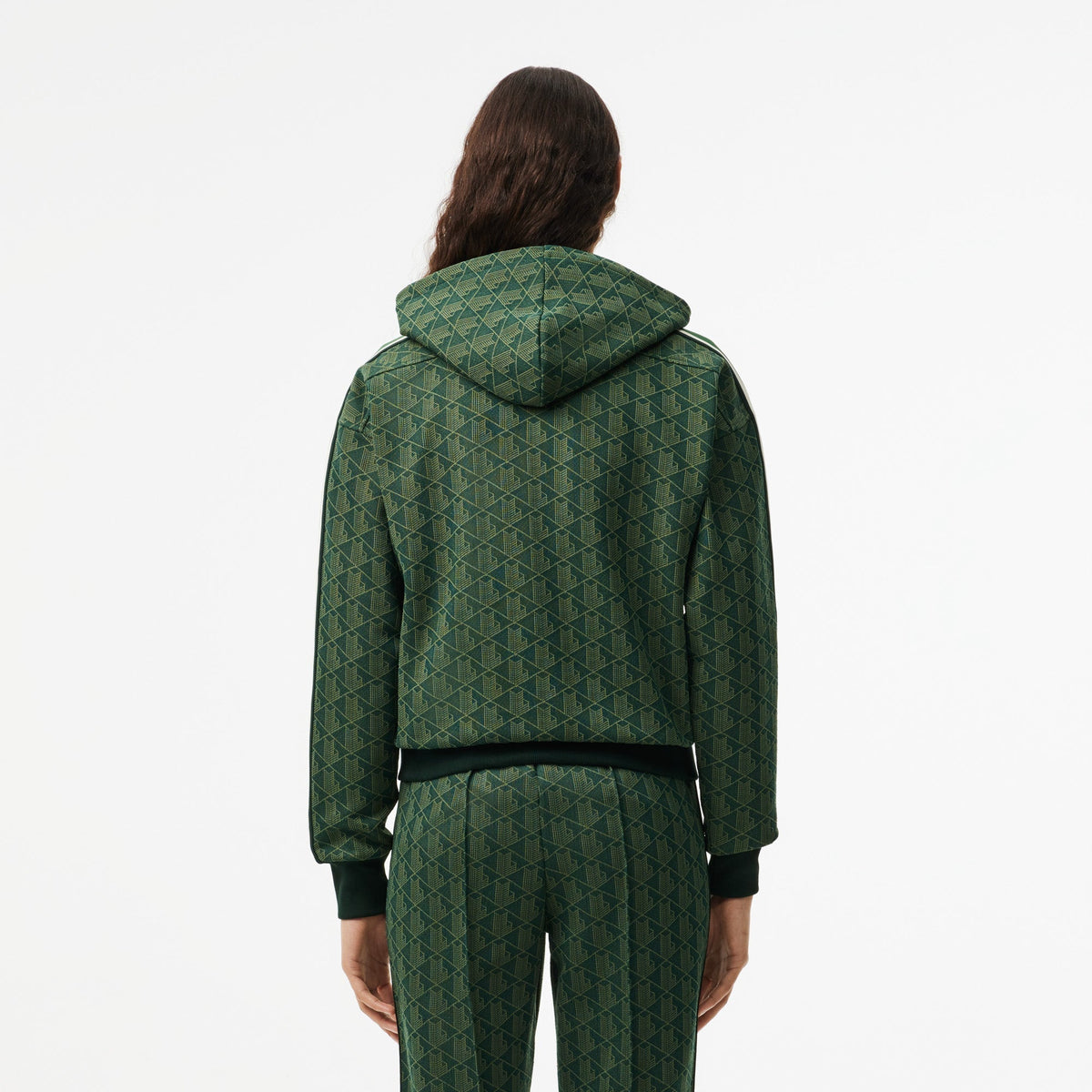 Lacoste Jacquard Monogram Hoodie - view 4