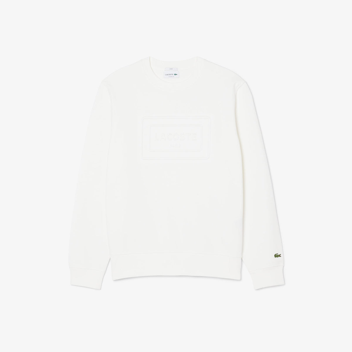 Lacoste Embossed Fleece Sweatshirt - view 5
