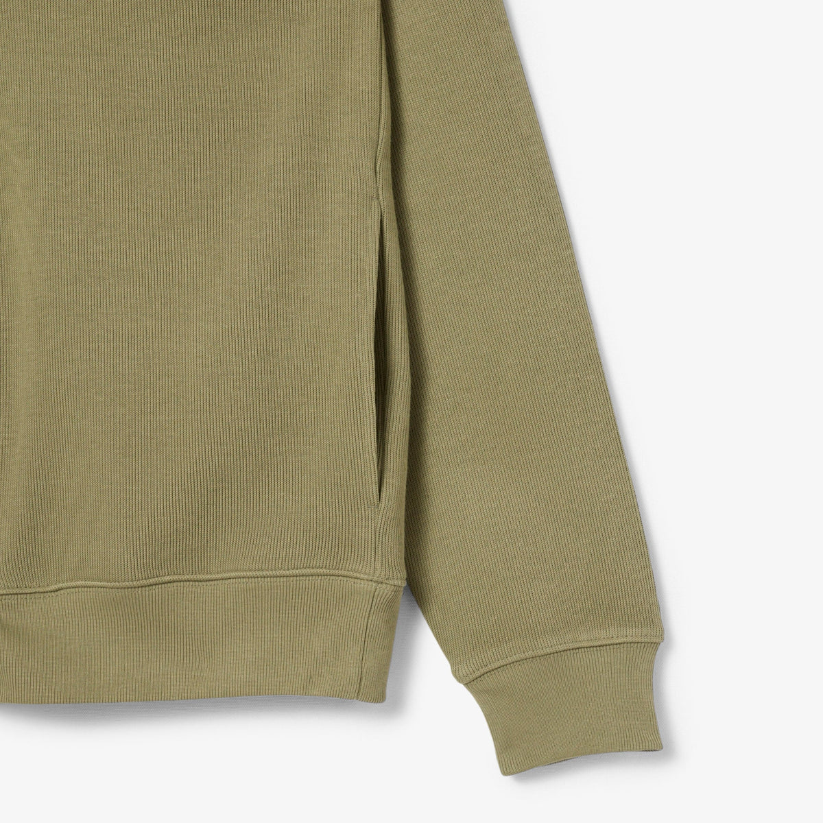 Lacoste Zip-Up High Neck Interlock Sweatshirt - view 3