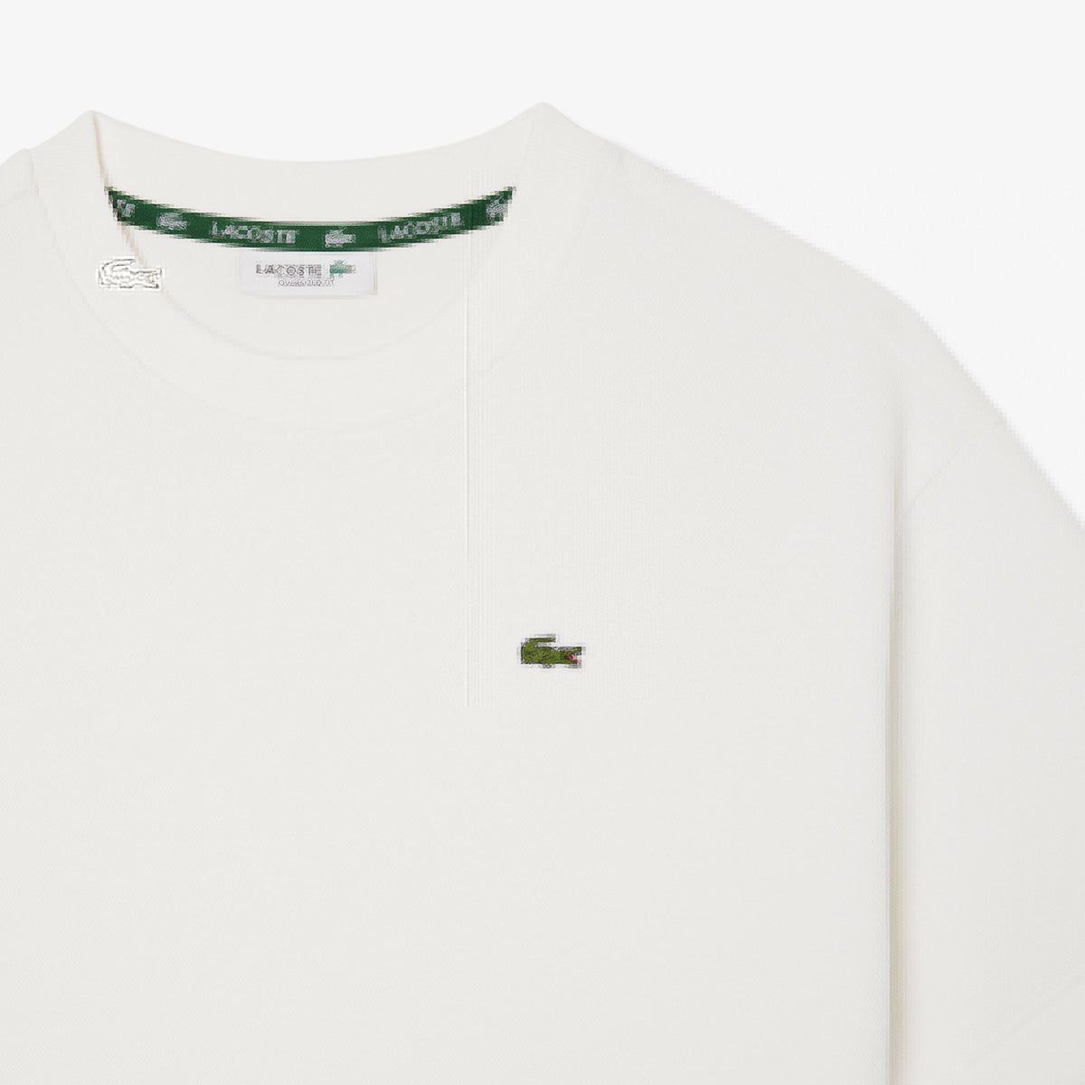 Lacoste Oversized Double Face Piqué T-shirt - view 6