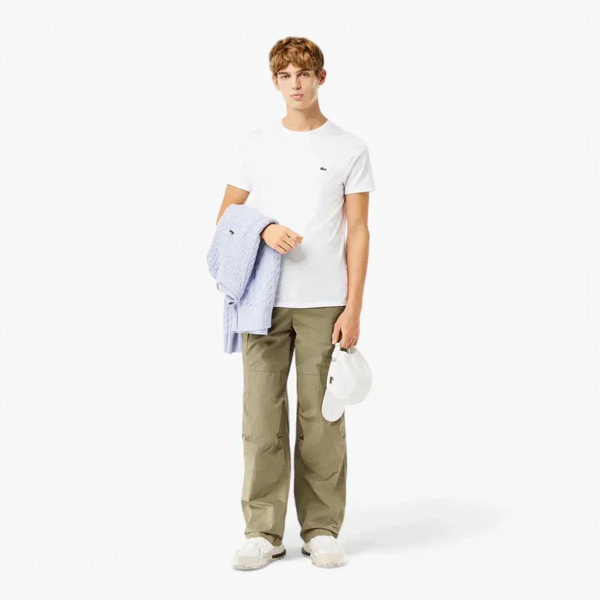 Crew Neck Pima Cotton Jersey T-Shirt
