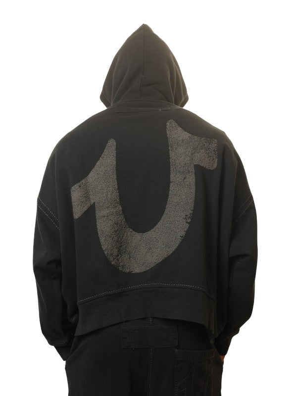 True Religion Sebastien Ami X Tr Hoodie Logo Black