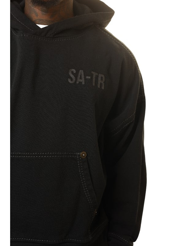 True Religion Sebastien Ami X Tr Hoodie Logo Black