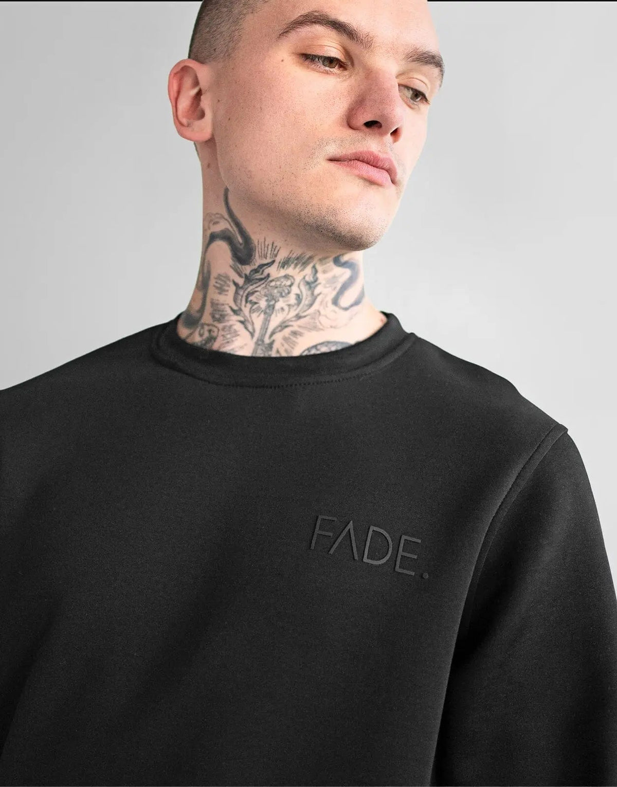 Fade Essential Sweatshirt Black - view 2
