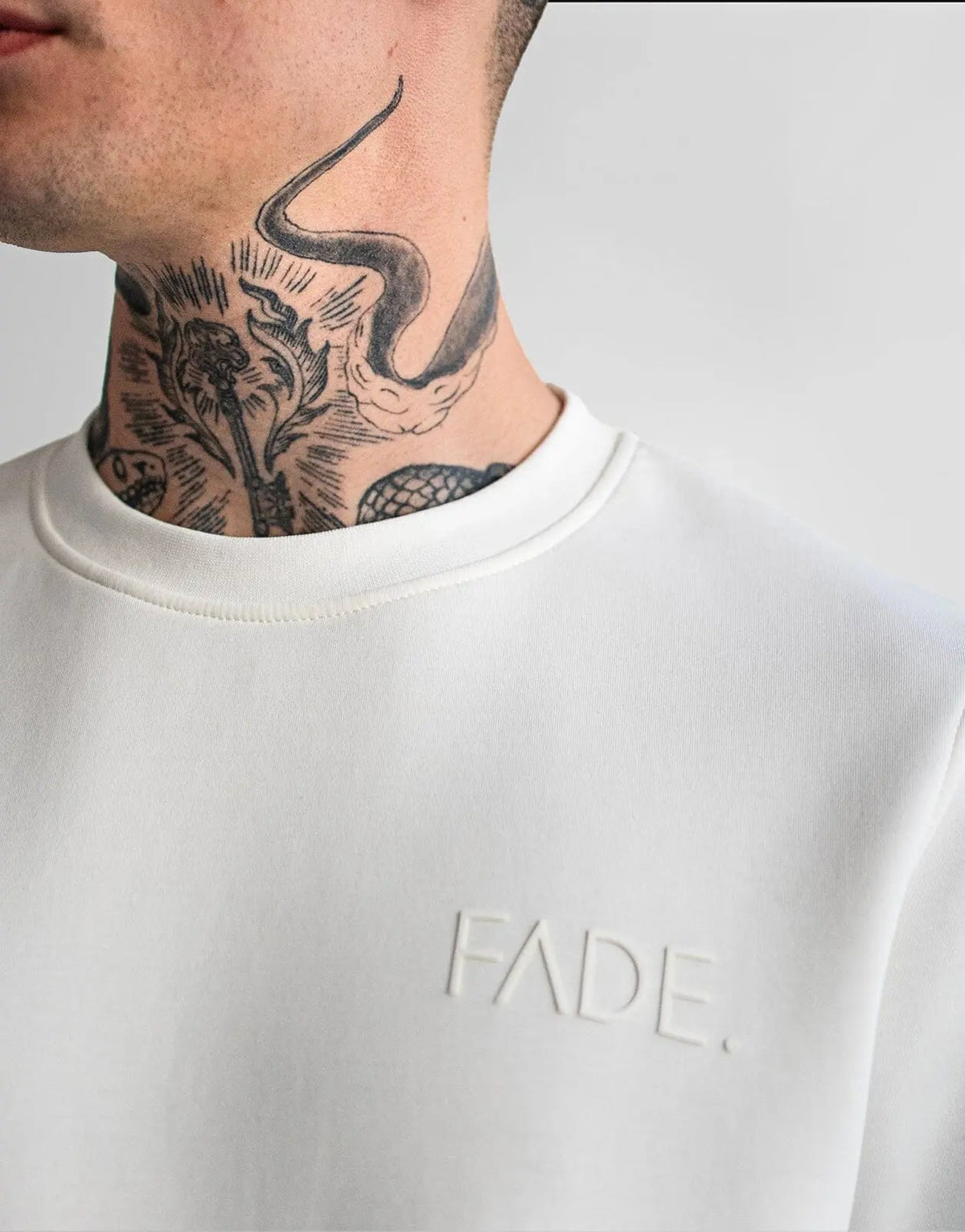 Fade Essential Sweatshirt Off-White - view 5