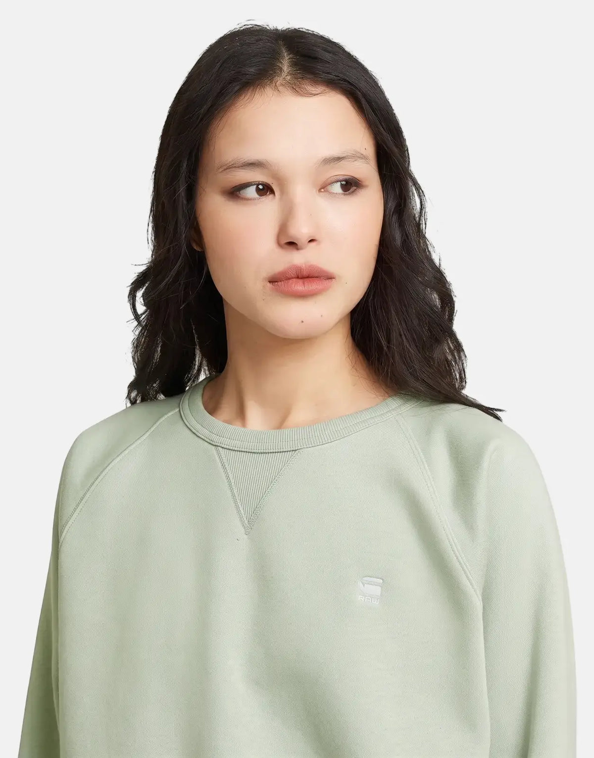 G-Star RAW Premium Core 2.0 Pale Green Sweatshirt - view 3