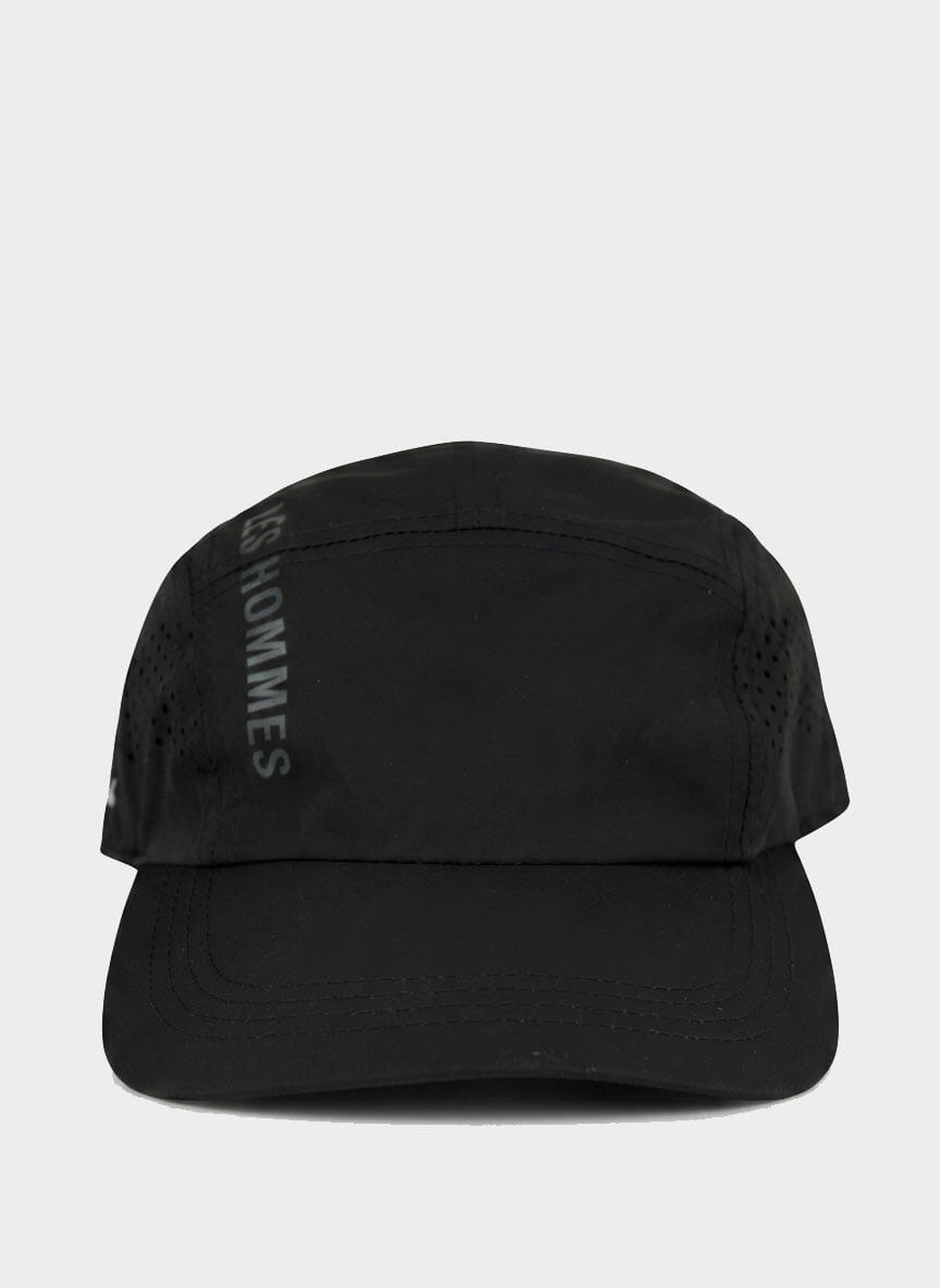 Les Hommes Badge Black Cap