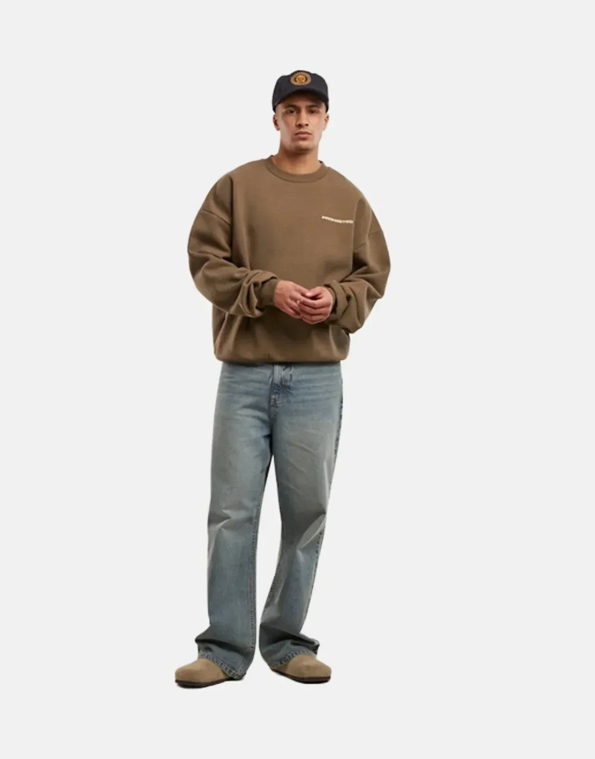 Prohibited 10119 Crew Neck Mokka Sweatshirt - view 3