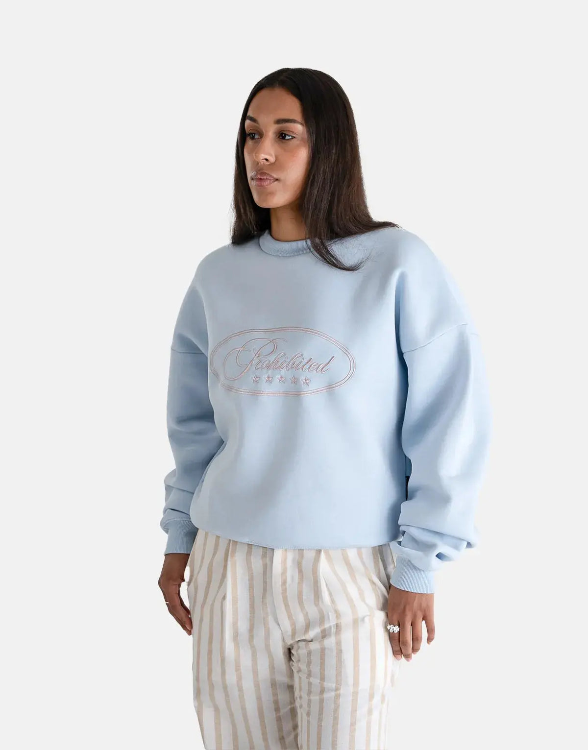 Prohibited Five Star Blue Crew Neck - view 2