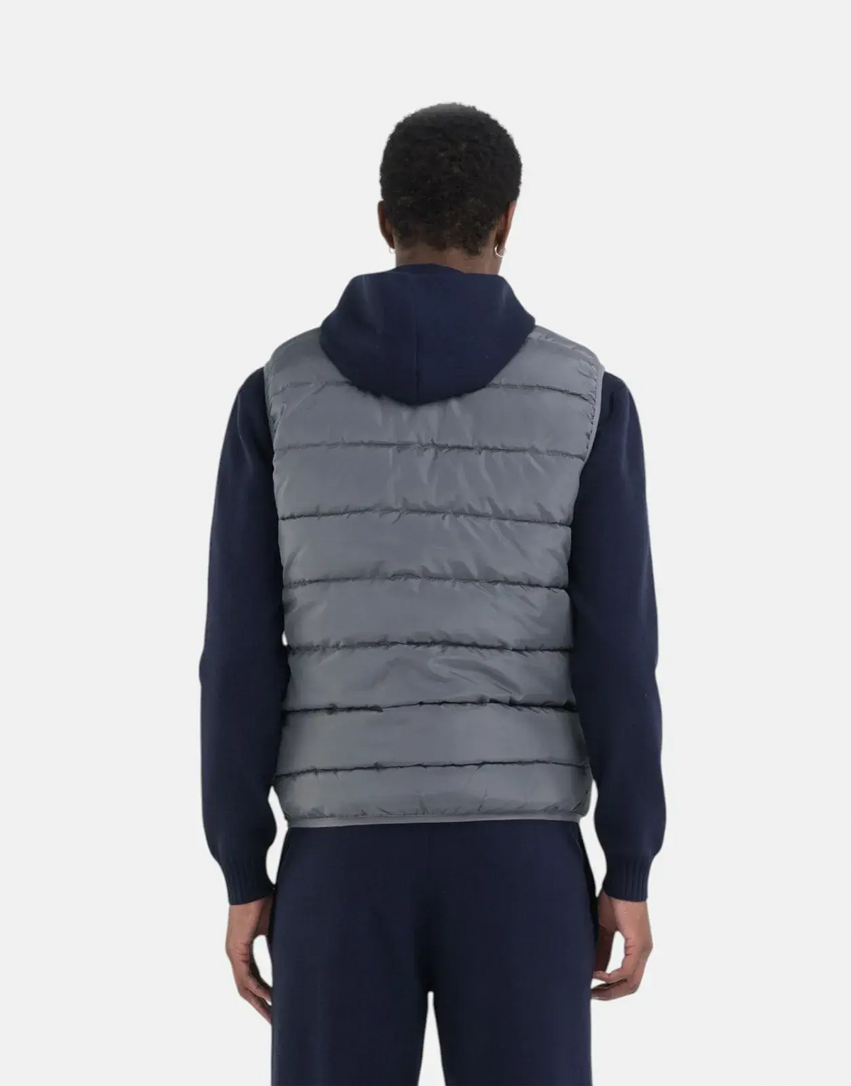 Replay Sleeveless Puffer Jacket Grey - view 2