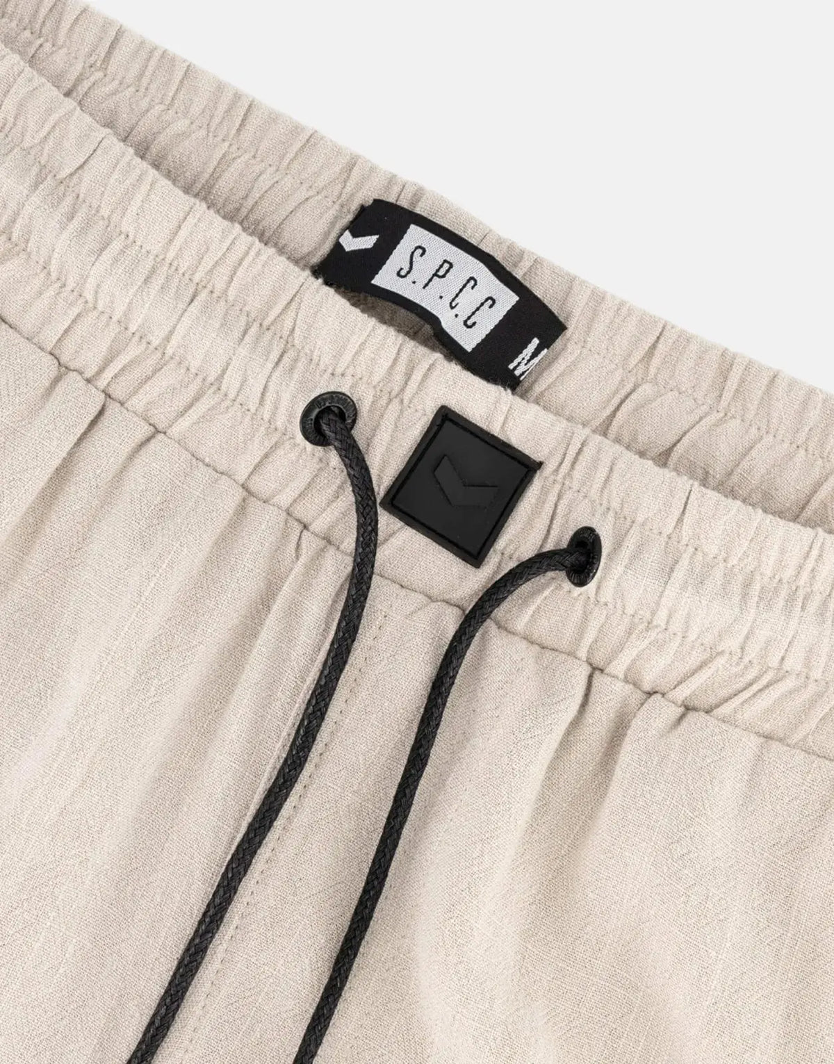 SPCC Nielson Woven Beige Shorts - view 4