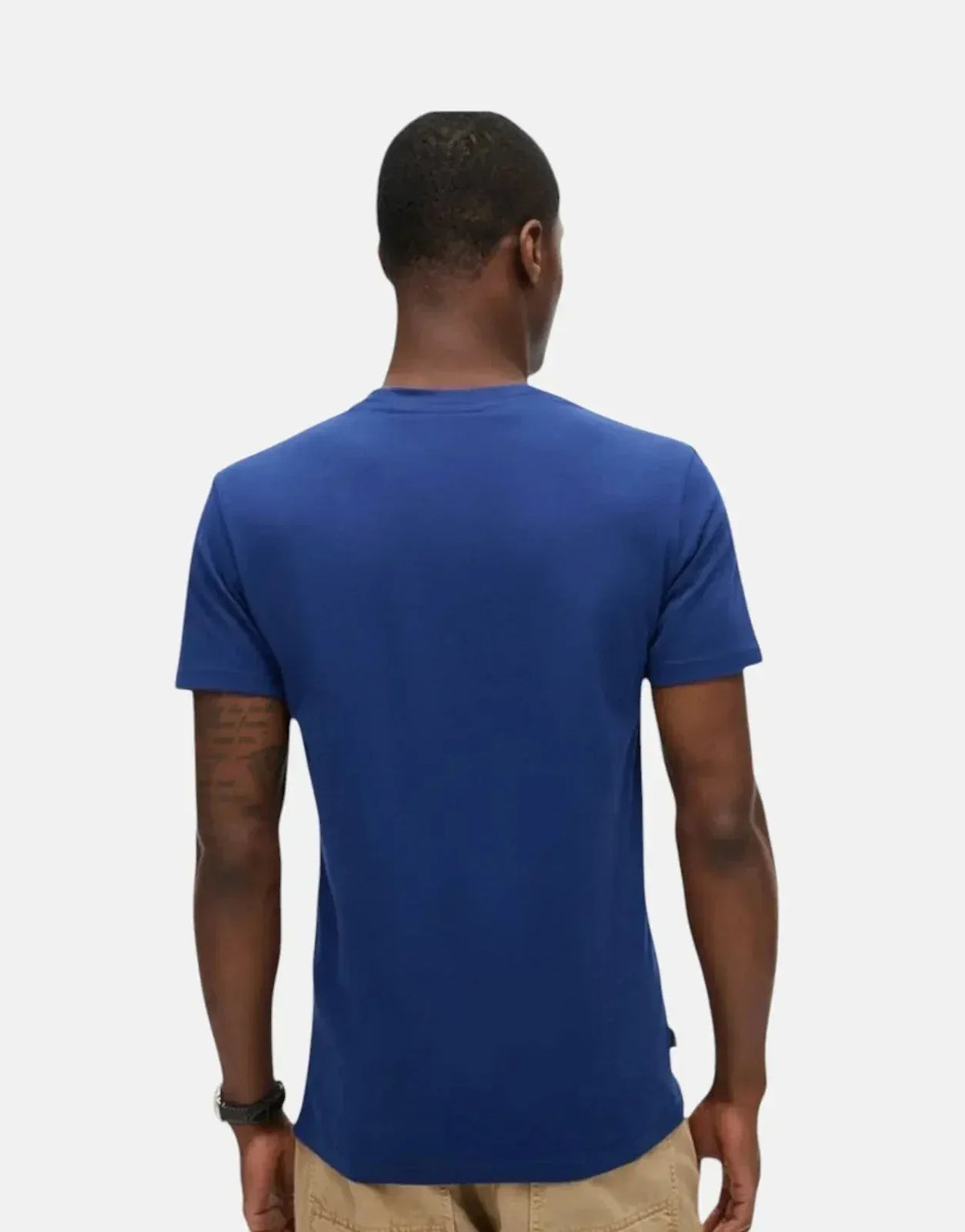 Superdry Essential Logo EMB Mid Blue T-Shirt - view 2