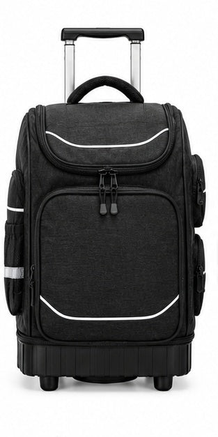Boomerang School Bag Xl Hardbase Trolley Backpack Black