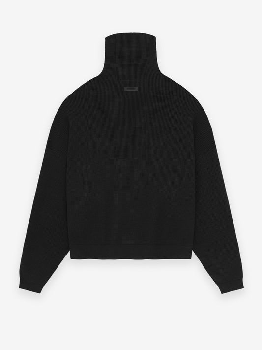 Waffle Turtleneck