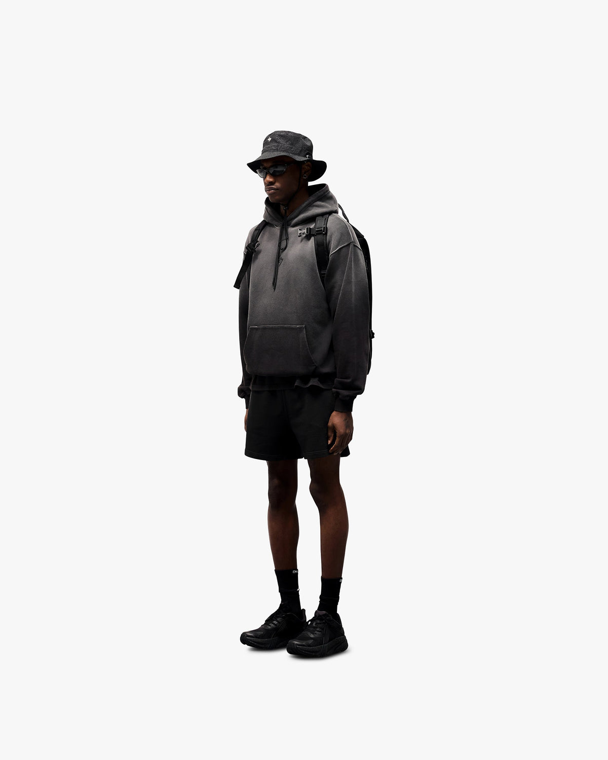 247 Motion Oversized Hoodie  - Black