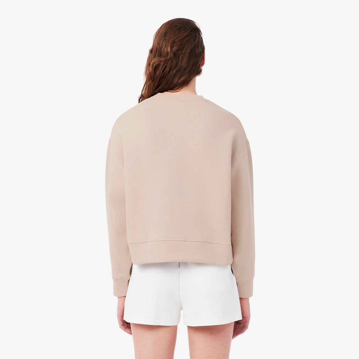 Lacoste Oversized Double Face Jersey Sweatshirt - view 4