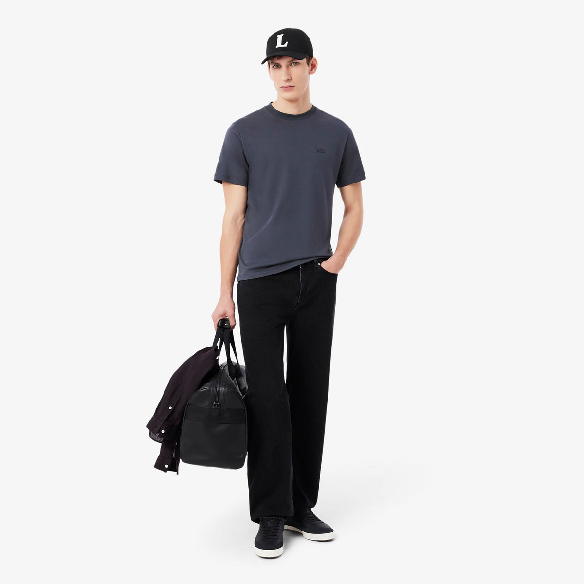 Lacoste Embroidered Signature T-shirt - view 2