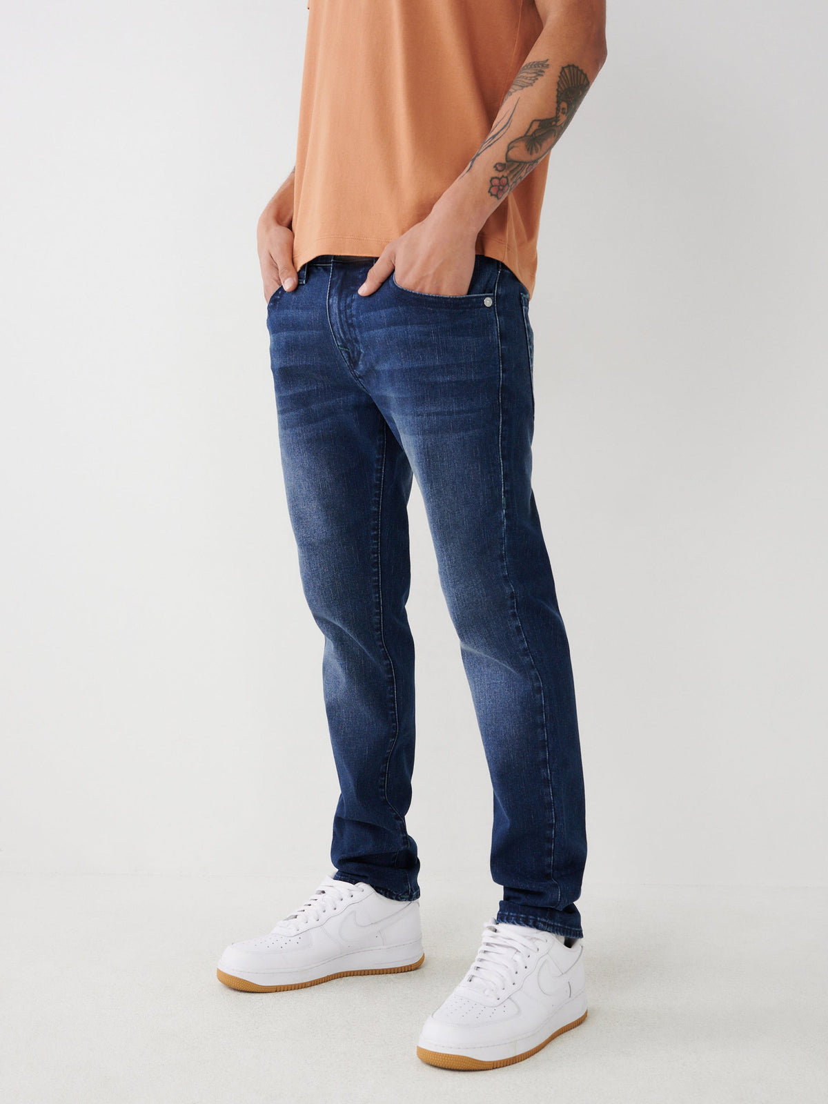 True Religion Rocco Jeans Dark High Road Wash