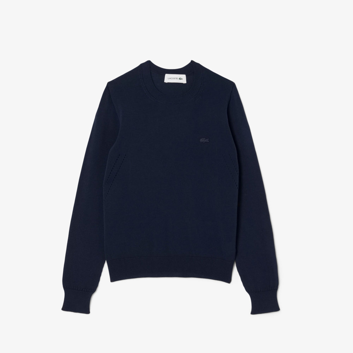 Lacoste 3D Knit Crew Neck Sweater - view 4