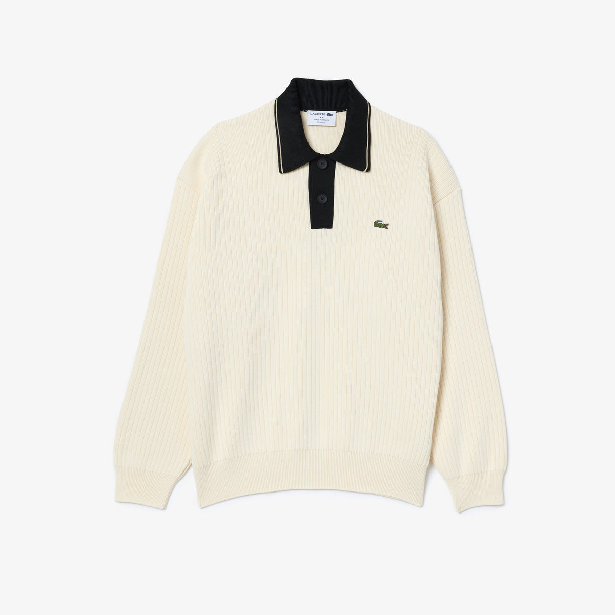 Lacoste French Made Polo Collar Sweater