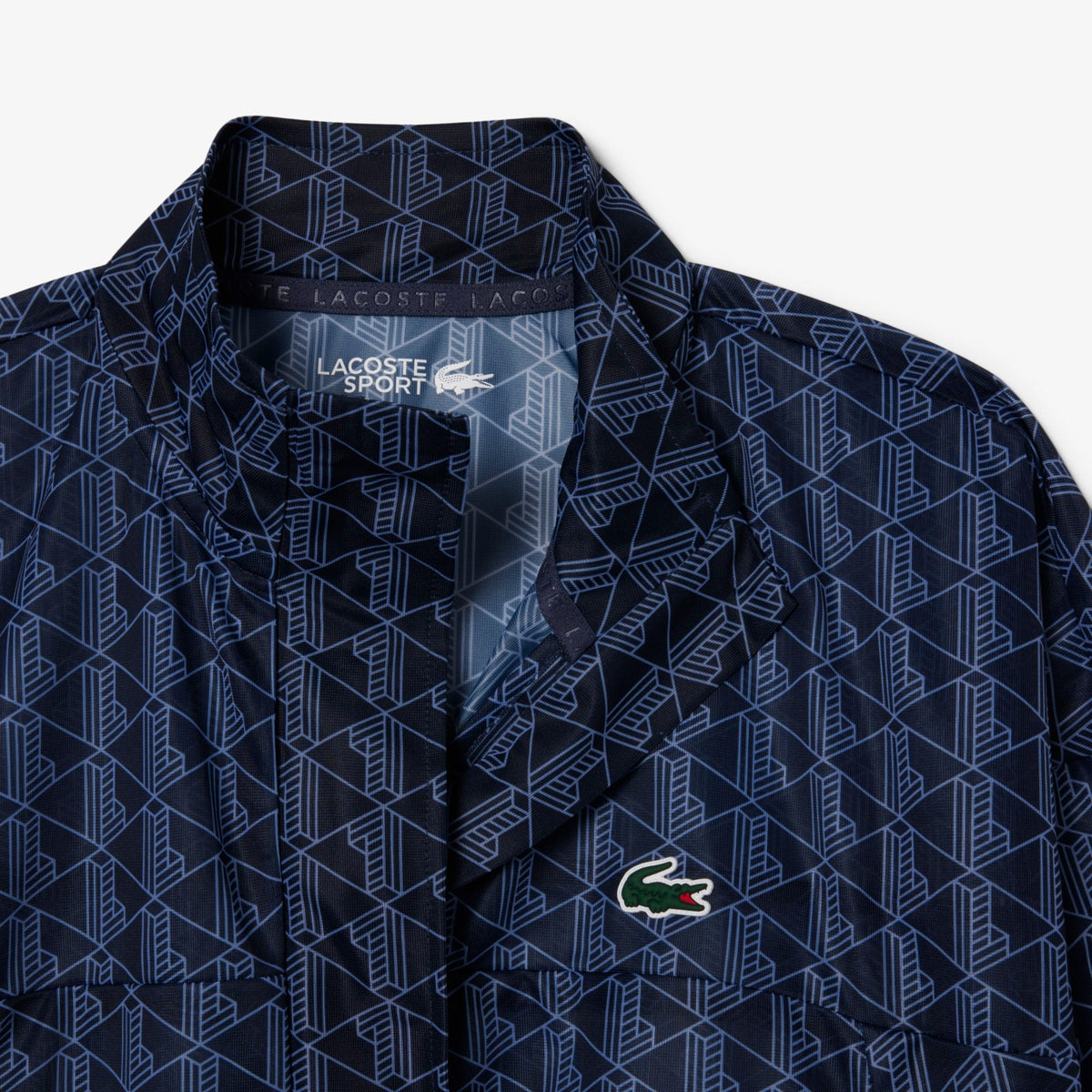 Lacoste Lightweight Crocodile Print Tennis Jacket - view 2