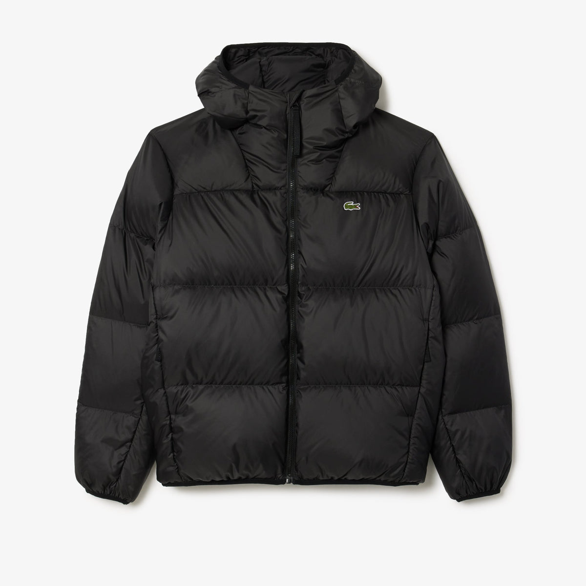 Lacoste Short Water-Repellent Hooded Puffed Jacket - view 3