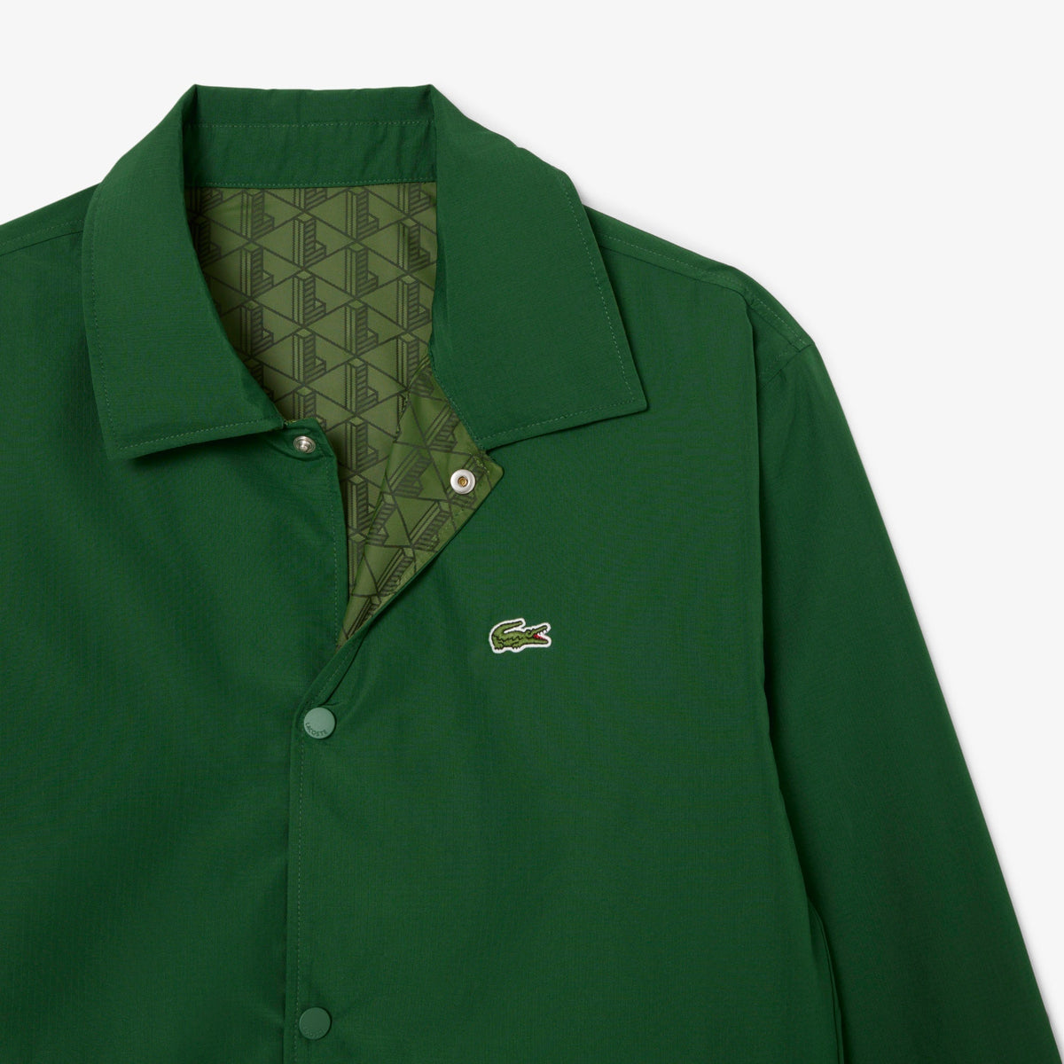 Lacoste Reversible Bi Material Monogram Jacket - view 6