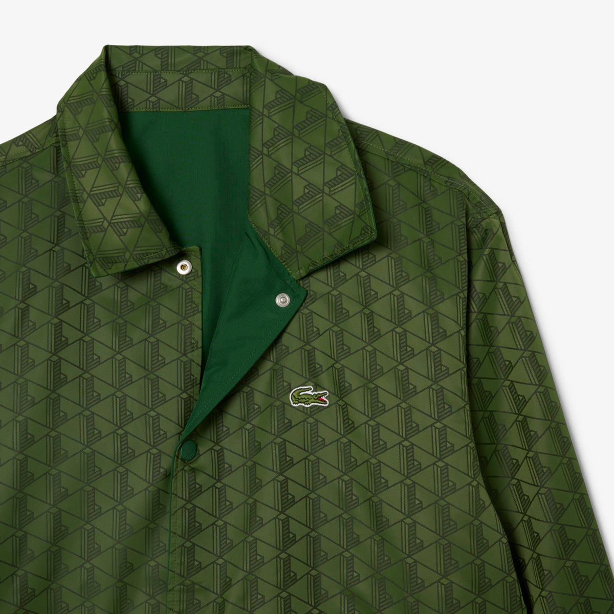 Lacoste Reversible Bi Material Monogram Jacket - view 9