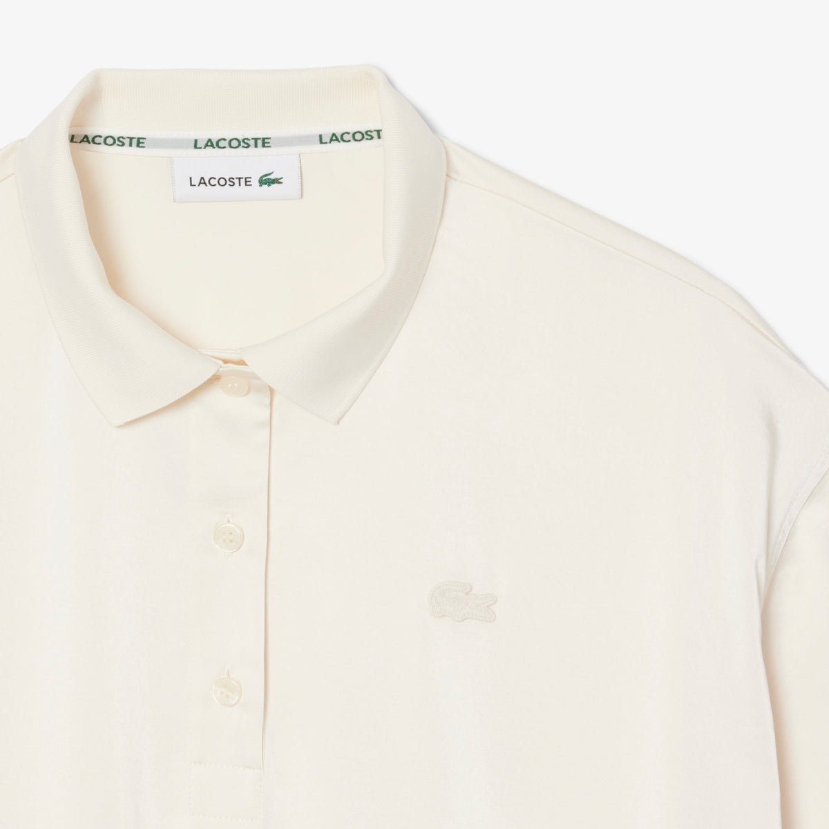 Lacoste Oversized Silky Fluid Polo Shirt - view 2