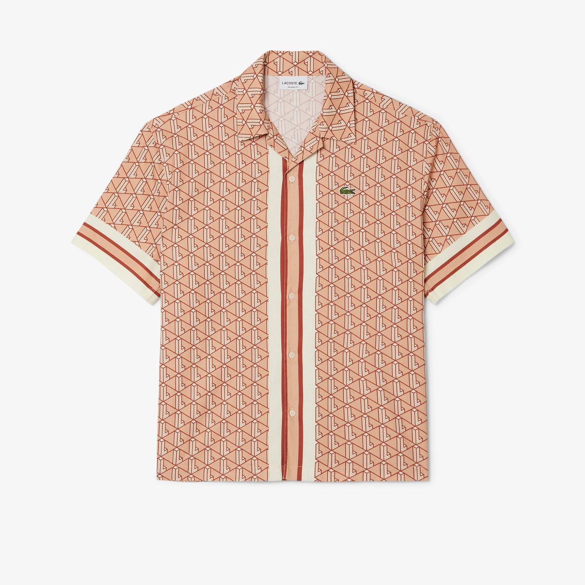 Lacoste Straight Cut Monogram Shirt