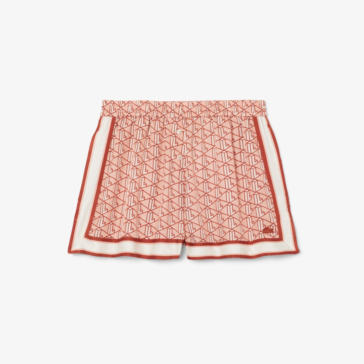 Lacoste Fluid Monogram Print Shorts