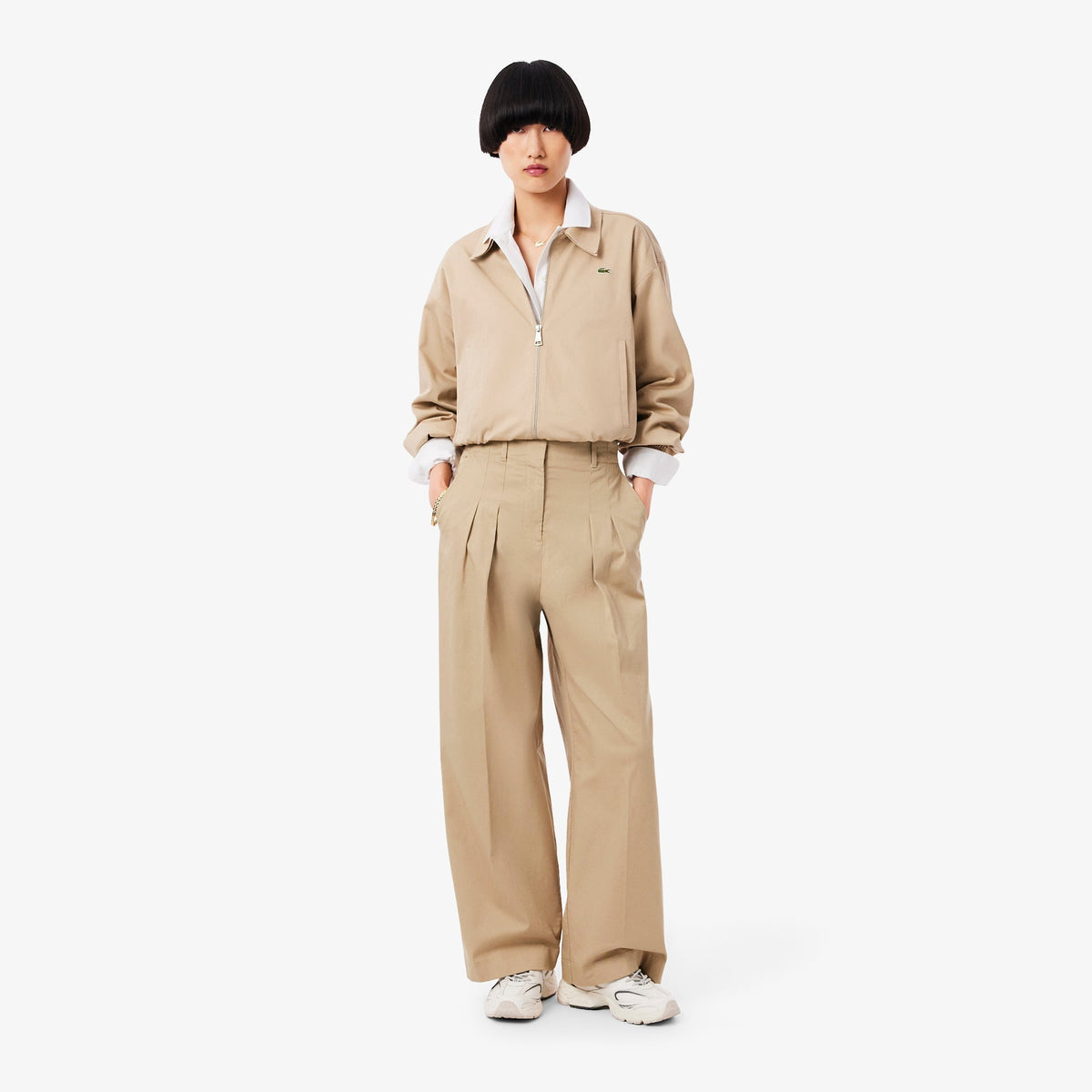 Lacoste Wide Fit Stretch Gabardine Chino Pants